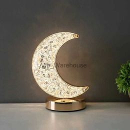 Table Lamps Creative LED Night Light Moon Star Flower Shaped Bedside Table Light USB desktop TV Wall Charging Table Light Bedroom Decoration YQ231006