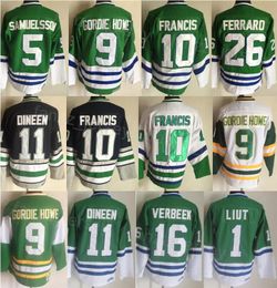 Man Vintage Hockey 16 Patrick Verbeek Jersey Retro 26 Ray Ferraro 5 Ulf Samuelsson 9 Gordie Howe 1 Mike Liut 10 Ron Francis 11 Kevin Dineen Embroidery Classic CCM