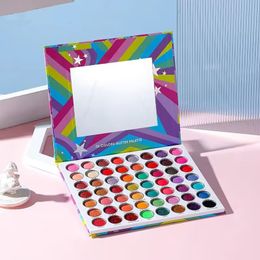 Highly Pigmented Eyeshadow Palette Colourful 56 Colours Glitter Shimmer Eye Shadow Makeup Palette Blendable Eye Pressed Powder Pallet