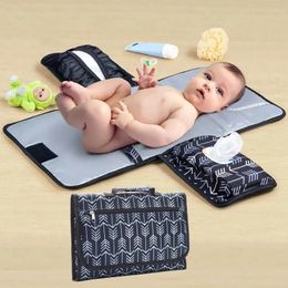 Cloth Diapers Baby Changing Mat Portable Changing Pad for Baby Diaper Bag or Changing Table Pad One-Hand Diaper Change Mat born Baby Stuff 231006