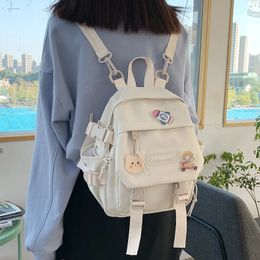 School Bags Small Women's Backpack Girls Waterproof Nylon Fashion Japanese Casual Young Girl's Bag Female Mini Mochila 231005