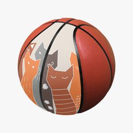 custom Basketball diy Basketball Adolescents men women youth children outdoor sports Basketball game team training equipment Factory direct sales ST1-24