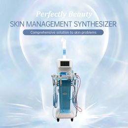 The Newest 13 In 1 Vacuum Suction Hot Facial Steamer Ultrasound Deep Cleaning Photon Light Skin Care Beauty Device
