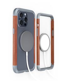 Luxury Aluminium Alloy Vogue Phone Case for iPhone 15 Plus 14 13 Mini 12 11 Pro Max XR XS Durable Sturdy Full Protective Soft Bumper Hollow Out Wood Metal Shell Shockproof