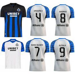 2023/24 Club Brugge Soccer Jerseys 2024 SKOV OLSEN JUTGLA ORDONEZ VANAKEN Shirts Mens VETLESEN BARBERA MEIJER BUCHANAN Football Uniforms