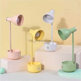 Table Lamps Creative LED Nordic Desk Lamp Eye Protection Touch Dimming USB Rechargeable Bedside Bedroom Home Decor Table Lamp YQ231006