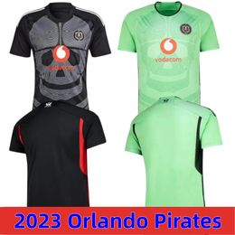 23 24 Orlando Pirates Soccer Jerseys Hotto Mosele Mabasa Nyauza Lorch Monyane Nyauza Puie Hotto 2023 Men Home Away Football Shirt