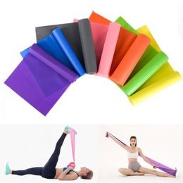 Resistance Bands Rubber 15M 18M 2M Yoga Exercise Straps Gym Strength Pilates Belts Body Fitness Easy To Carry Training Band 231006