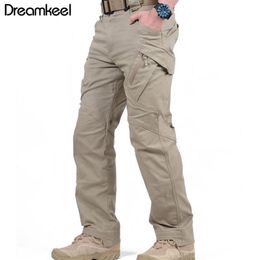 IX9 City tactical Pants men Cargo Pants Men Workwear clothes trousers Sport Many Pockets Stretch Cotton track Y321U