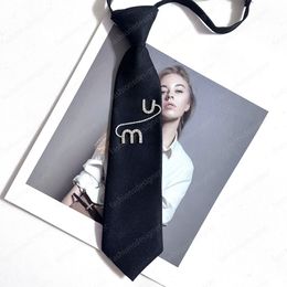 Tie designer tie ties men Trendy youth MM bolo tie Diamond Teen Daily Wear Casual black tie silk designer necktie Ties Party Wedding Men Women Geometric Suit Ties