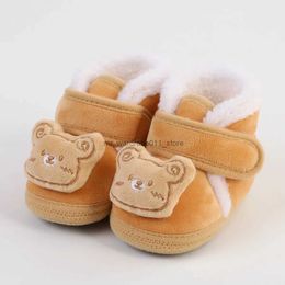 First Walkers 4 Kinds of Baby Shoes Soft Soles Warm 0-1 Years Old Winter Cashmere Baby Walking Shoes Men's and Women's Socks Cotton Shoes Q231006