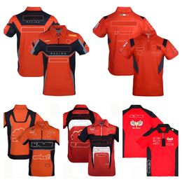 Motorcycle racing suit outdoor sports leisure POLO shirt plus size custom team lapel T-shirt