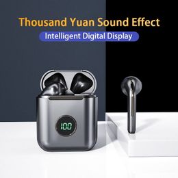True Wireless Earbuds Bluetooth 5.3 with Microphone for Working Out Noise Canceling Blue Tooth Ear Buds Deep Bass TWS Wireless Earphones x1