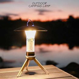 Table Lamps Portable Camping Light Table Lamp USB Rechargeable Bar Night Lights Camping Lantern Outdoor Led Flashlight Tent Camp Supplies YQ231006