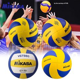Balls Original Volleyball MVA360 MVA0 MVA380K VST560 Indoor and Outdoor Training Ball FIVB App Official 231006