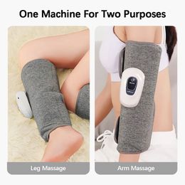 Leg Massagers Wireless Smart Electric Leg Massager 3 Modes Air Pressure Compression Massager Arm Calf Muscle Pain Relief Massage Device 231006