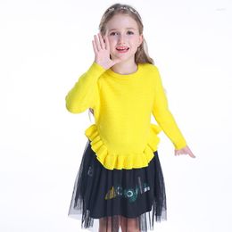 Clothing Sets Autumn Spring Baby Girls Clothes Pullover Christmas Knitted Sweater Kids Long Sleeve Casual Warm Sweaters Skirt 3-10T