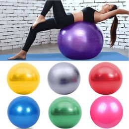 Yoga Balls Yoga Ball Fitness Balls Sports Pilates Birthing Fitball Exercise Training Workout Massage Ball Gym ball 45cm 231007