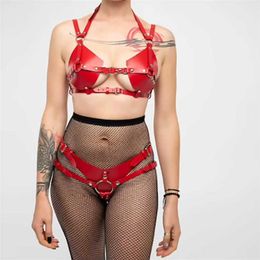 sex toys for couples BDSM Bondage Red Garter Belt Harness Sex Erotic Toys Women Set Sexy Lingerie Full Body Chest Suspenders Straps Adult Games