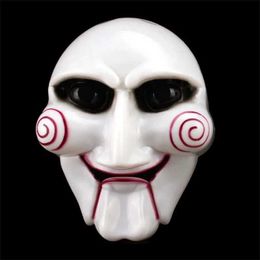Party Masks New Arrival Halloween Party Cosplay Saw Puppet Mask Masquerade Costume Billy Jigsaw Props Masks Festive Atmosphere Supplies Q231007