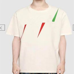 2021 Letter print T shirt Men Women Black white Summer Fashion Casual Street T-shirt off Designer graffiti stripes White T Shirt229A