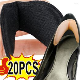 Women Socks 20PCS Sponge Heel Pads High Heels Shoes Sticker Antiwear Feet Pad Cushion Insert Insole Protector Back