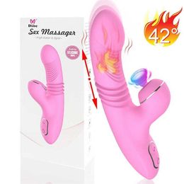 adult sex toys for women Clitoral Sucker Vagina Vibrator Heating Thrusting Sucking Vibrating Dildo Nipple Sex Toy Adults 18 Women Masturbator Product