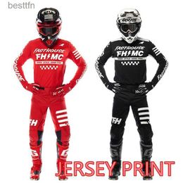 Others Apparel For MX Print MX Gear Set Off Road Dirt Bike Set Motocross Breathable Moto Suit Off Road Motorcycle ClothingL231007