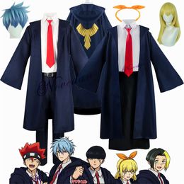 Anime Mashle Cosplay Lemon Lance Varita Abel Mash Cosplay Costume Men Women Mashle Magic and Muscles Cape Cloack Uniform Suitcosplay