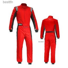 Others Apparel Summer One-piece racing clothes Motorcycle Clothing Drift ride service package mail car overalls Suit Couple Karting ClothingL231007