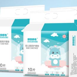 Cloth Diapers Baby Changing Mat Wet Wipes Dispenser Baby Disposable Care Pad Waterproof Mattress Diaper Pad Care Pad 10 Pack 6220 231007