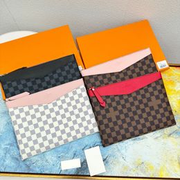 Designer Bags Women Long Wallets Luxury Brand Brown Letter Clutch Bags White Plaid DAILY Handbags Zippy Clutch Bags Pouch Bags Purses Ladies Coin Purses Pocket