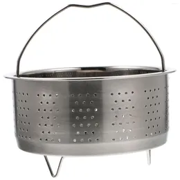 Double Boilers Stainless Steel Steamer Microwave Rice Basket Seafood Steaming Pot Dumplings Vegetable Insert For Coooking