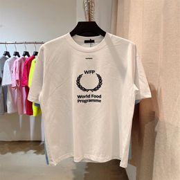 Hip Hop Muscle Fit Curved Hem White Cotton Custom Printing Men Women T Shirt Casual Quantity Trend Oversize XS-L 65fg348y