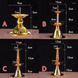 Candle Holders 1PC Metal Candlestick Wedding Ceremony Christmas Party Supplies Retro Stand Home Decor Holder Drop