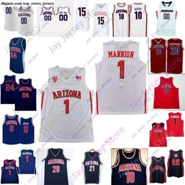 Basketball Jerseys Arizona Wildcats Basketball Jersey NCAA College Brown Dalen Terry Azuolas Tubelis Ira Lee Jemarl Baker Jr. Kerr Kriisa Green Bibby Mannion