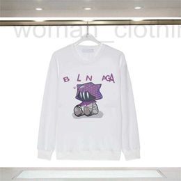 Women's Hoodies & Sweatshirts Designer 2023 Fashion Letter Drip Glue Craft Paint Round Neck Versatile Unisex Sweater Colourful Paris M-2XL O9SJ