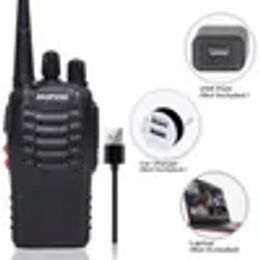 2Pcs Baofeng BF888S Walkie Talkie USB Charge Adapter Portable CB Radio UHF 888S Comunicador Transceiver2 Headphone ZZ