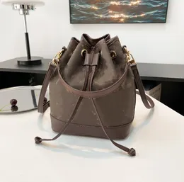 Wholesale New Pu Material Bucket Bag High Sense Pull-Belt Small Bags Stitching Mini Bag One-Shoulder Crossboby Bags