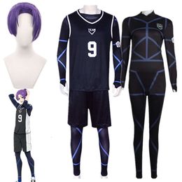 Anime Blue Lock Reo Mikage Cosplay Costume Jumpsuit Football Jersey Bodysuit Uniform Halloween Clothescosplay