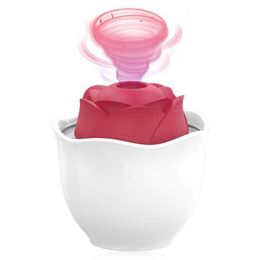 vibrator sex toys for women Lighted Rose Clit Sucker Nipple Stimulator with Ambient Light 9 Vibration Female Masturbator Massager Sex Toy women