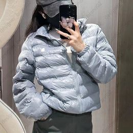 Women Puffer Jacket Fashion Letter Print Stand Collar Jackets Men Autumn Winter Casual Zipper Parka Coats 3XL 4XL 5XL 6XL 7XL 8XL