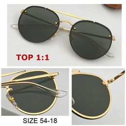 New Fashion Women Men Blazes Sunglass top quality Club sun glasses circle Retro Designer Sunglasses Eyewear uv400 for Ladies Male 280c