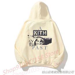 Fashion men's wear Kit back large print Hoodie fashion Sweatshirt kith sweater