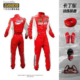 Others Apparel Waterproof F1 Racing Suits for Men and Women Children Off-road Biker Suits Karting Beach Embroidered Racing Training SuitsL231007