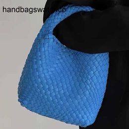 BottegassVenetas Bags Hop High Texture Hand Woven Small Tote Bag Handbag 2023 New Large Capacity Trendy Vegetable Basket Bag frj