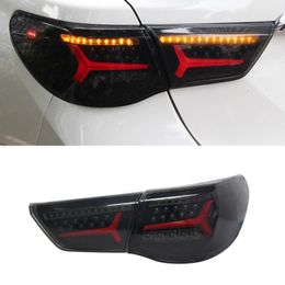 Auto Tail Lights for Toyota REIZ 2010-2013 Taillight Assembly Aircraft Style LED Running Light Streamer Turn Signal Lights