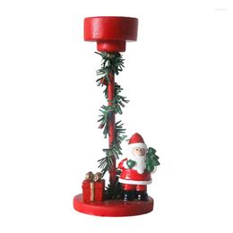 Candle Holders Christmas Candlestick Holder Temprature Resitant Home Metal Tea Light Centerpiece Hristmas Decoration Tabletop Ornaments