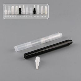 3ML Cosmetic Press/Click Pen In Black And White Packing Container For Concealer Cream Lip Gloss fast shipping F1330 Tfkcw