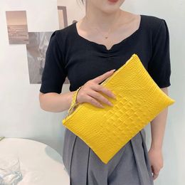 Evening Bags Fashion Luxury Handbag Bag PU Leather Clutch Ladies Envelope Female Day Clutches Purse Portable Wristlet 231006